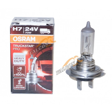 Лампа галог H7 24V70W+100% (Osram) TRUCKSTAR PRO 64215TSP PX26d