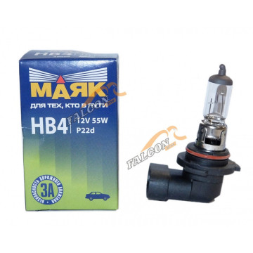 Лампа галог HB4 12V55W (Маяк) 59006