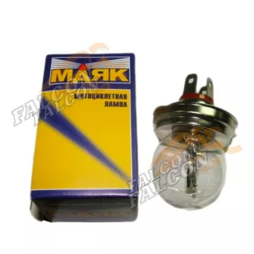 Лампа фарная 24V55/50W (Маяк) P45t 62455