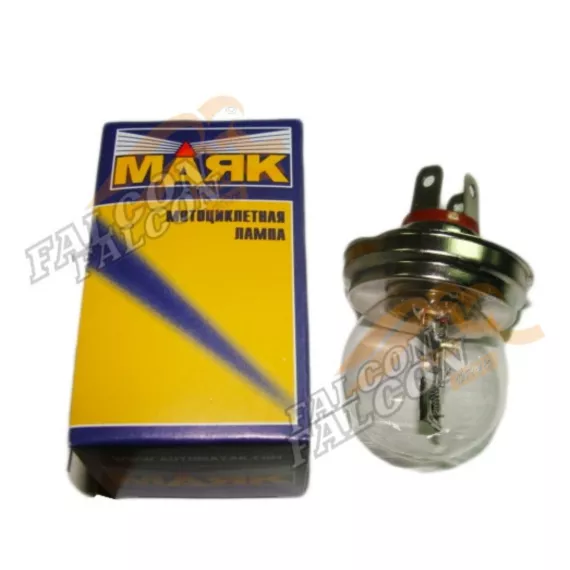 Лампа фарная 24V55/50W (Маяк) P45t 62455