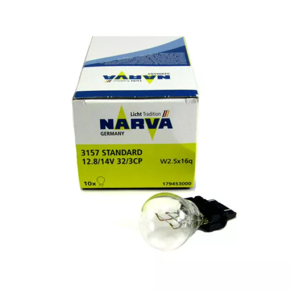 Автолампа P27/7W 12V (2.5х16q) NARVA