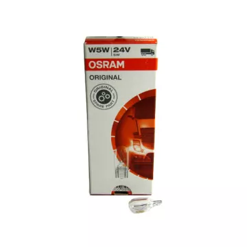 Автолампа W5W 24V (W2.1*9.5d) OSRAM