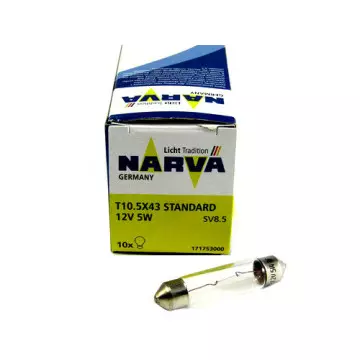 Автолампа C5W 12V (SV8.5) 41мм NARVA