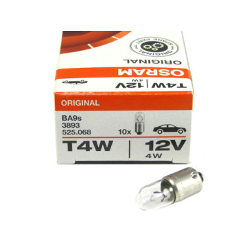 Автолампа T4W 12V (BA9s) OSRAM