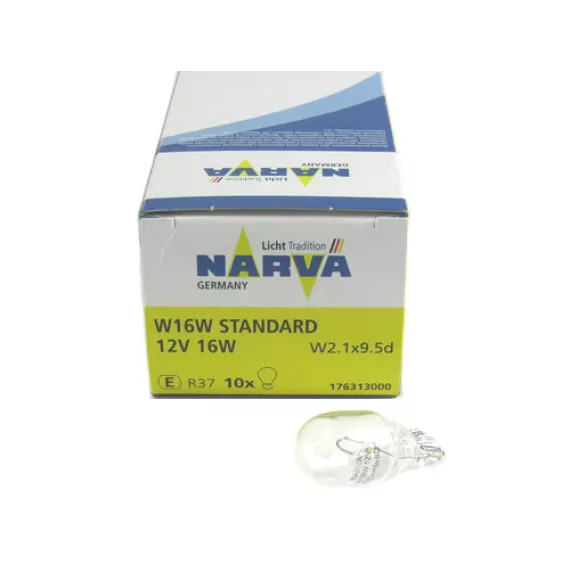 Автолампа W16W 12V (W2.1х9,5d) NARVA