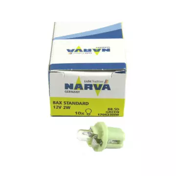 Автолампа W2W 12V (B8,5d) NARVA с патроном