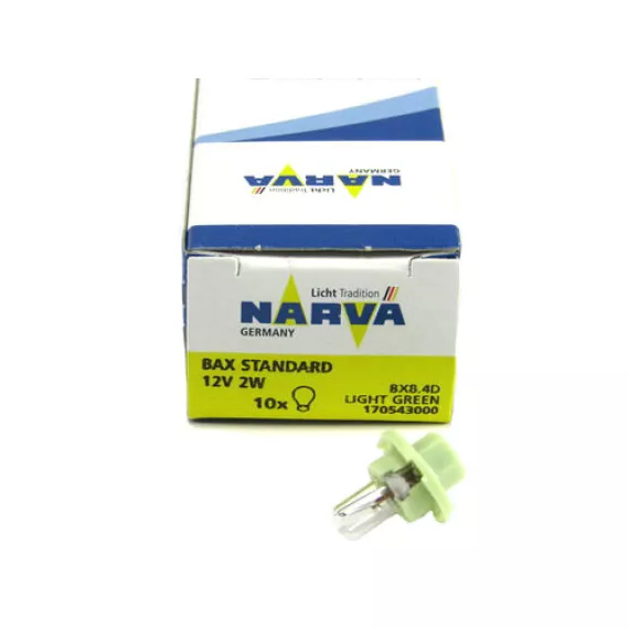 Автолампа W2W 12V (BX8,4d) NARVA с патроном