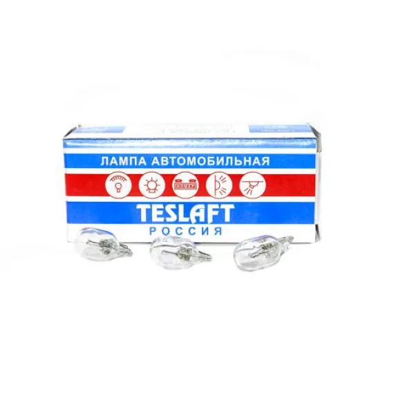 Автолампа WY5W 12V (W2.1*9.5d) ЖЁЛТАЯ TESLAFT