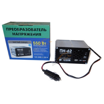 Преобразователь напряжения 12/220V, 550Вт (Орион) Вымпел ПН-62 чистый синус