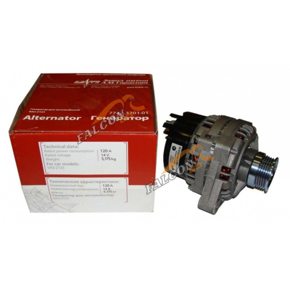 Генератор -2123 (КЗАТЭ) 14В/120А/1260Вт