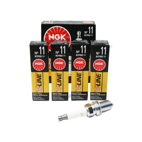Свеча зажигания  16кл. инжектор (BCPR6E-11) 5282 V-LINE №11 NGK