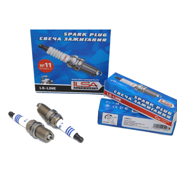 Свеча зажигания  16кл. инжектор (BCPR6ES-11) LS-LINE №11 "ILSA"
