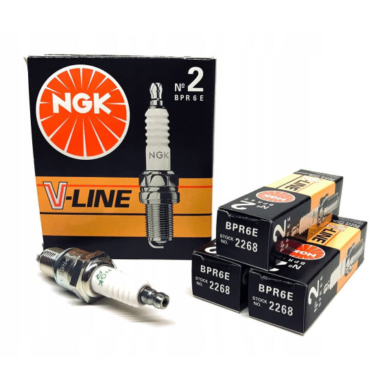 Свеча зажигания  2108-99 карбюратор (BPR6E) 2268 V-LINE №2 NGK