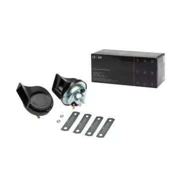 Сигнал универсальный рупорный 88 мм 410/510Гц 110дБ 24В LOW/HIGH (LECAR)