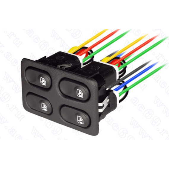 Блок управления с/под -2110 (Автоэлектроника) 4 кнопки 18.3763СБ4 с проводом