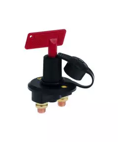 Выключатель массы 12/24V 200A (Поворотный ЕВРО) с ключом