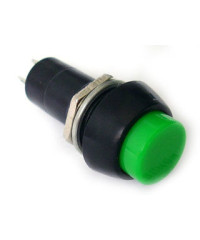 Кнопка с фиксацией пластмассовая (зелёная)