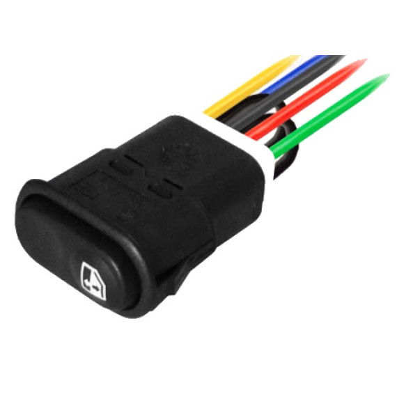 Кнопка с/под -2108-099,2123, Ford (Автоэлектроника) с проводом 7 конт.