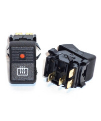 Кнопка штатная 2101-07 обогрев зад. стекла (с лампой) ЗАВОД