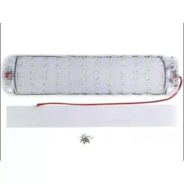 Плафон светодиодный освещения салона 12-24V 72 Led 250х60х10мм