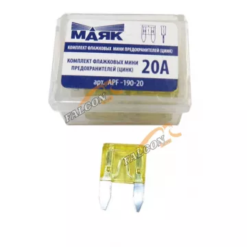 Предохр 20А Mini (Маяк) штыревой (бокс 10шт)