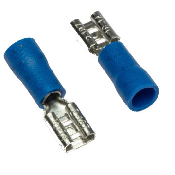 Клемма акустическая RM37-1407 (Лада-Имидж АВМ Технолоджи) луженная, син., w=4,75мм, 100 шт.
