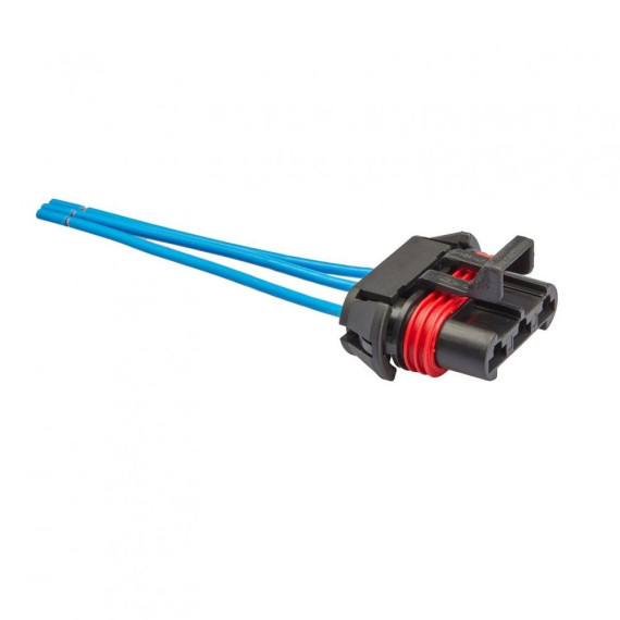 Разъем 12124685 к мотору вентилятора Hella охлаждения -1118, 2190 с проводами (Лада-Имидж LECAR)