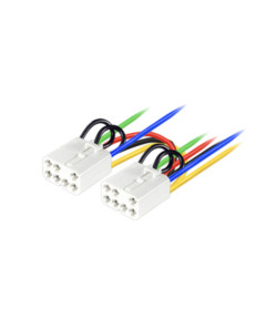 Разъем (колодка) выключ. стеклоподъемника (в сборе с проводами, на 2 клавиши)