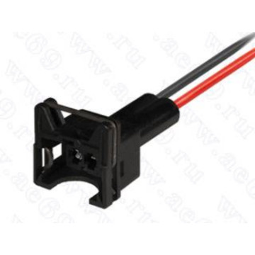 Разъем (колодка) датчика детонации, форсунки 2108 (в сборе с проводом)