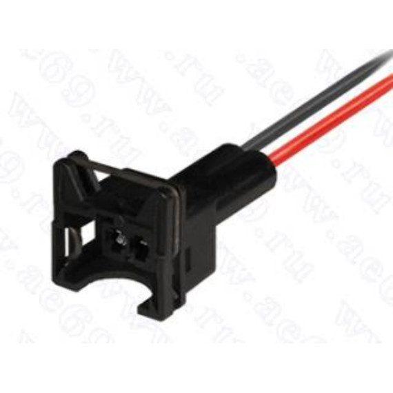 Разъем (колодка) датчика детонации, форсунки 2108 (в сборе с проводом)