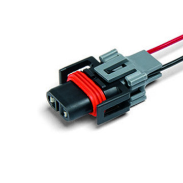 Разъем (колодка) для автоламп Н11(в сборе с 2-мя проводами 0,75 кв.)