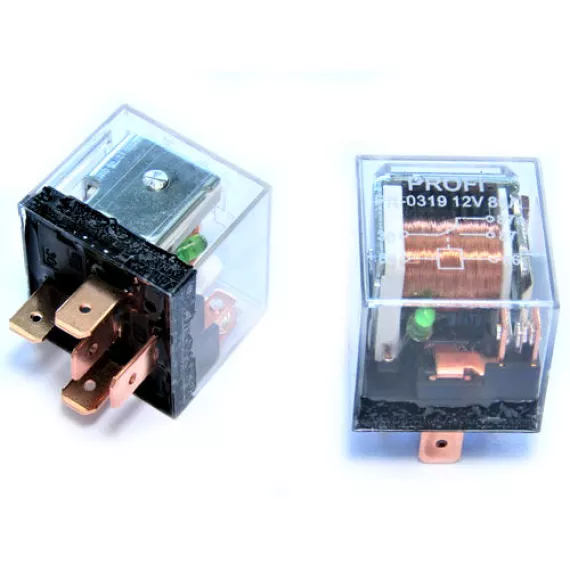 Реле силовое 5-ти контактн. 12V (80А) "с контрольным диодом" "ILSA"