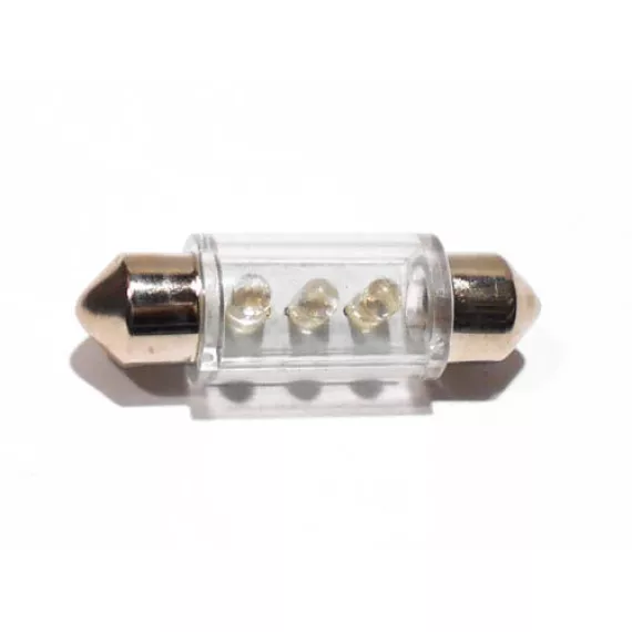 Светодиод С5W 24V (3 диода) зелёный