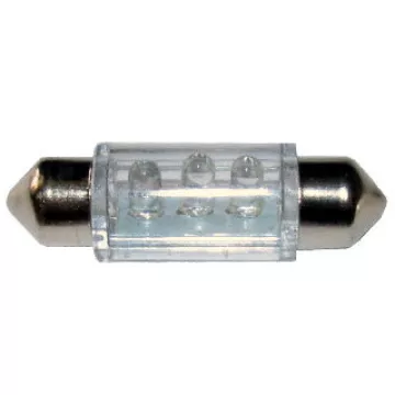 Светодиод С5W 24V (3 диода) красный