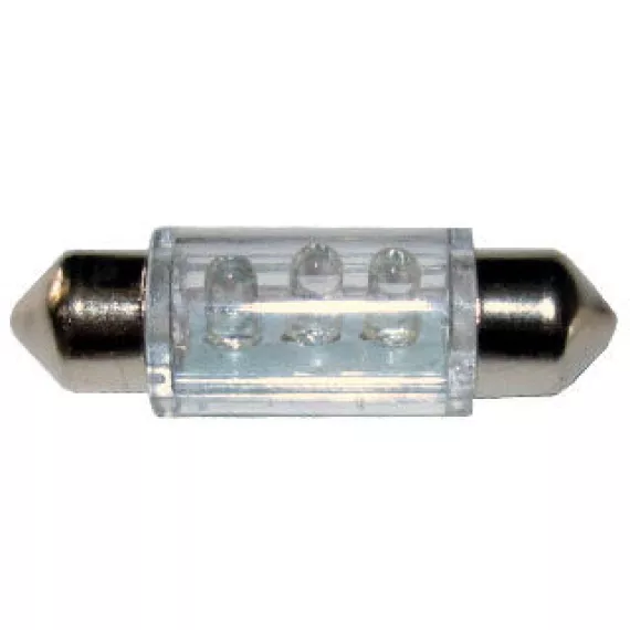 Светодиод С5W 24V (3 диода) красный