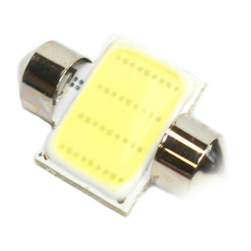 Светодиод С5W 24V (COB) белый 31мм.