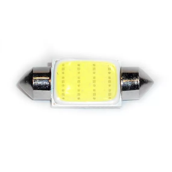 Светодиод С5W 24V (COB) белый 36мм.