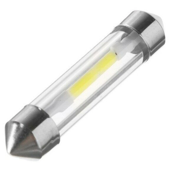 Светодиод С5W 24V (COB) "в колбе" белый 36мм.