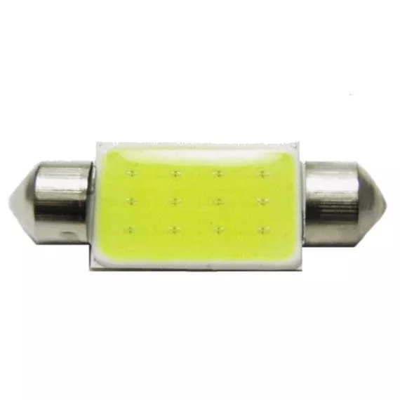 Светодиод С5W (COB) белый 39мм.