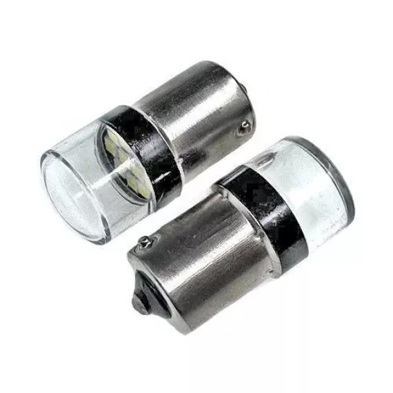 Светодиод P21/5W (SMD-3030) 10 диодов белый