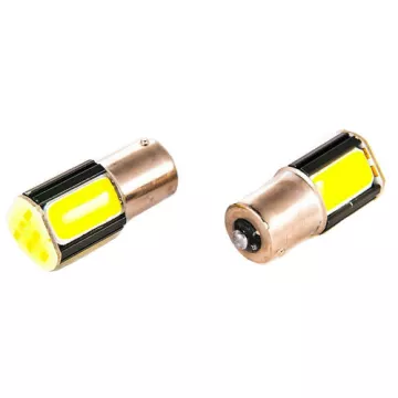 Светодиод P21W (COB) 4 диода белый
