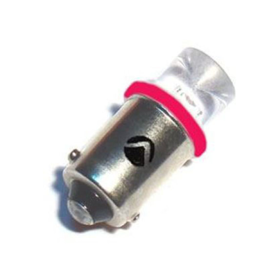 Светодиод T4W 24V красный конус