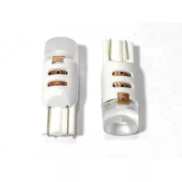 Светодиод W5W 12-24V (3W c линзой) белый