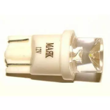 Лампа светодиод W5W 12V 2,1W без цоколя, габариты, повторитель поворота МАЯК 1 светодиод W2,1x9,5D