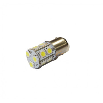 Светодиод 12V P21/5W (MEGAPOWER) (BAY15d) 13 SMD 5050 WHITE 260лм 6000K Светодиод 12V P21/5W (MEGAPOWER) (BAY15d) 13 SMD 5050 WHITE 260лм 6000K