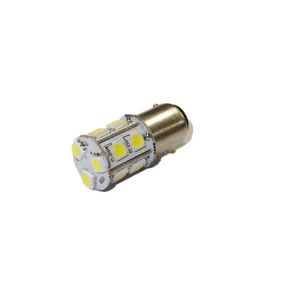 Светодиод 12V P21/5W (MEGAPOWER) (BAY15d) 13 SMD 5050 WHITE 260лм 6000K