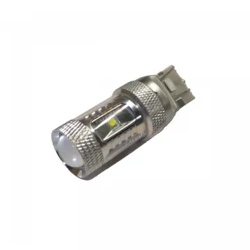 Светодиод 12V W21/5W (MEGAPOWER) (W3*16q) 6 SMD WATTS CREE WHITE 480лм 6000K
