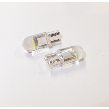 Светодиод 12V Т10 (LEDFOOT) Canbus Glass COB 6000k купольная для W5W белые