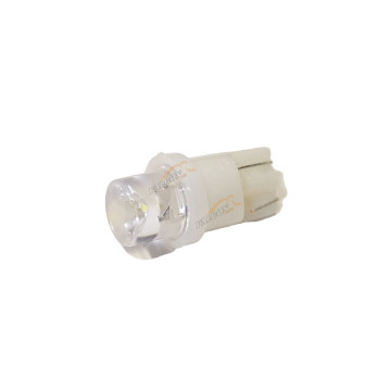 Светодиод 12V Т10W (MEGAPOWER) (W2,1x9,5d) 1 LED CONCAVE WHITE 6000K 10лм