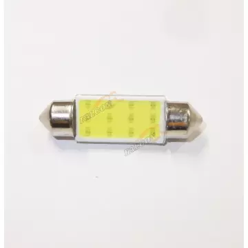 Светодиод 12V Т11х39 (LEDFOOT) C5W 39мм салон, номерн.знак белые